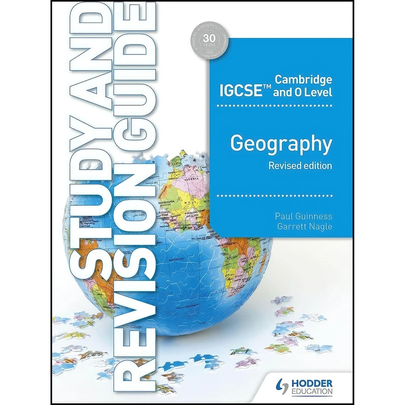 کتاب CambIGCSE&OLevel Geography Study & Revision Guide revised edition اثر Paul Guinness انتشارات Hodder Education