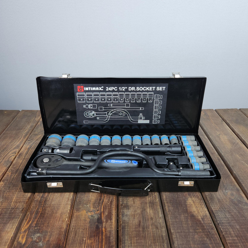 آچار بکس صنعتی فشارقوی اینتیمکث کد 4154 مجموعه 24 عددی