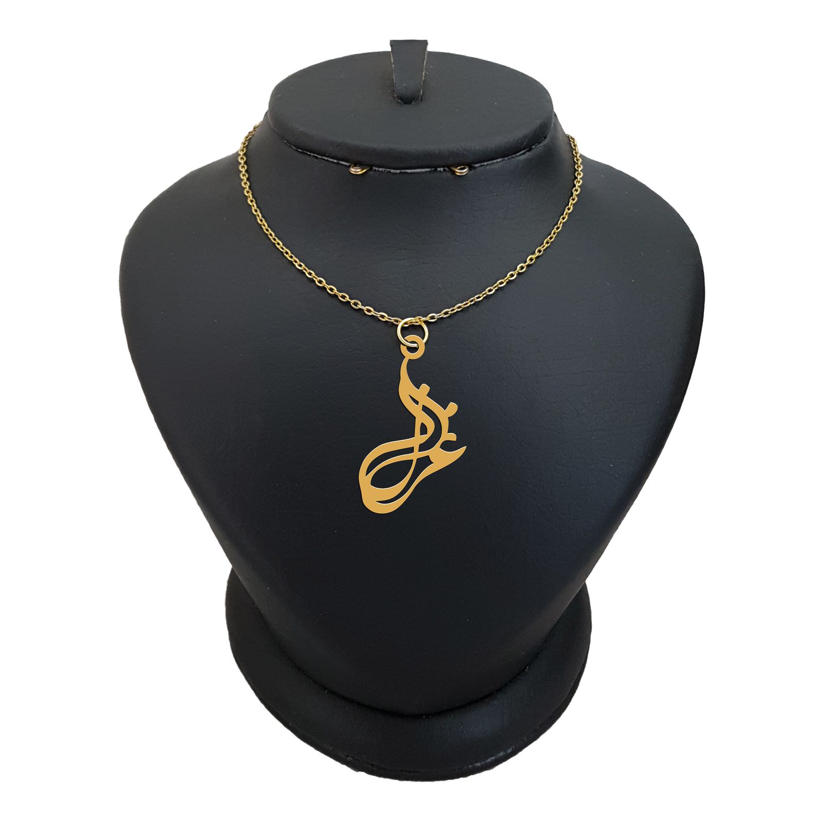 گردنبند نقره زنانه ترمه ۱ مدل غزل کد ma 497 -  - 1