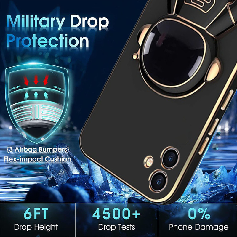 کاور اسپارتان مدل Astronaut Strap مناسب برای گوشی موبایل سامسونگ Galaxy A06 به همراه بندآویز