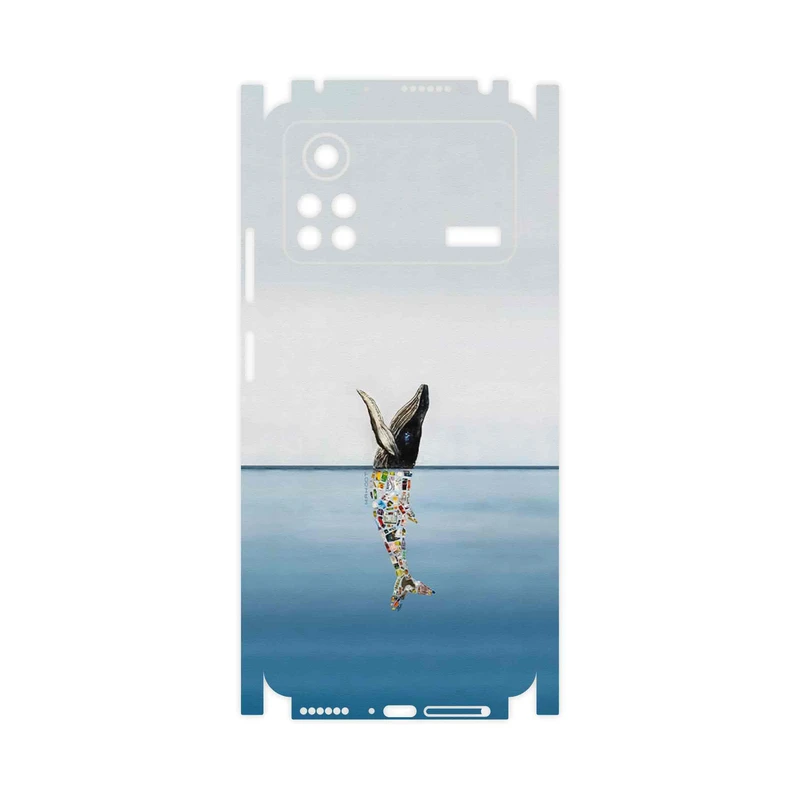 برچسب پوششی ماهوت مدل Collage of Sea Trash-FullSkin مناسب برای گوشی موبایل شیائومی Poco X4 Pro 5G