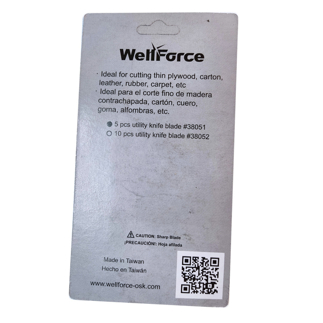 تیغه پخ زن کناف مدل well force بسته 5 عددی