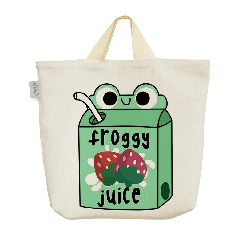 ساک خرید خندالو مدل قورباغه کد 3356