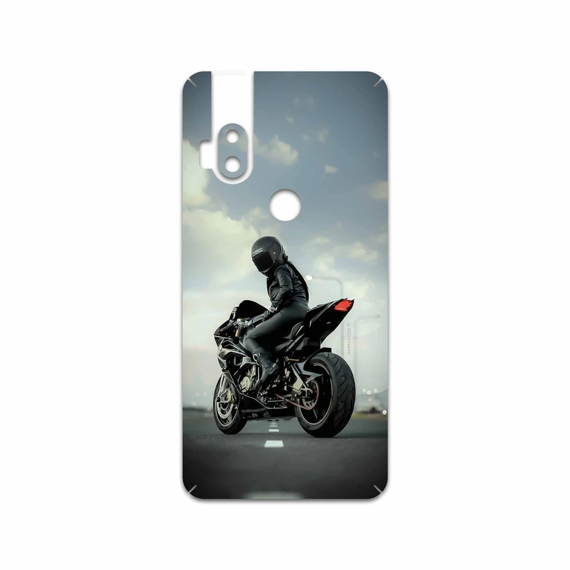 برچسب پوششی ماهوت مدل Motorcycling مناسب برای گوشی موبایل موتورولا One Hyper