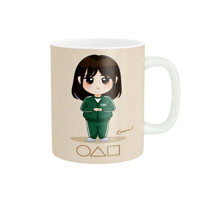 ماگ پادآفرین مدل بازی مرکب طرح اسکویید گیم کد p9243