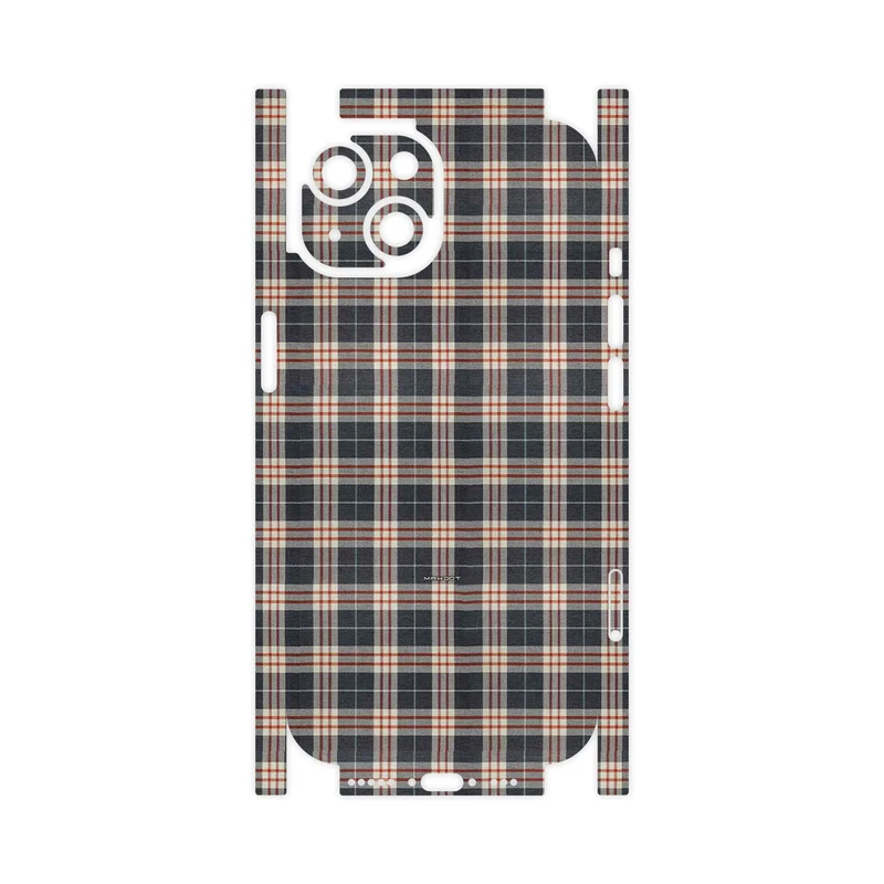 برچسب پوششی ماهوت مدل Fabric Texture 5-FullSkin مناسب برای گوشی موبایل اپل iPhone 15