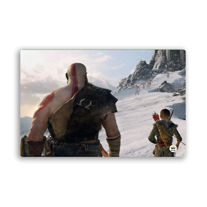 ماوس پد مخصوص بازی شادیت مدل خدای جنگ کد208 37*24 سانتی متر