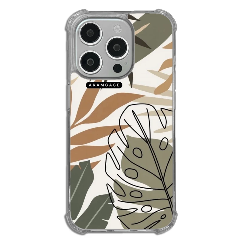 کاور آکام مدل AMCWTA15PRO-LEAVES6 مناسب برای گوشی موبایل اپل iPhone 15 Pro
