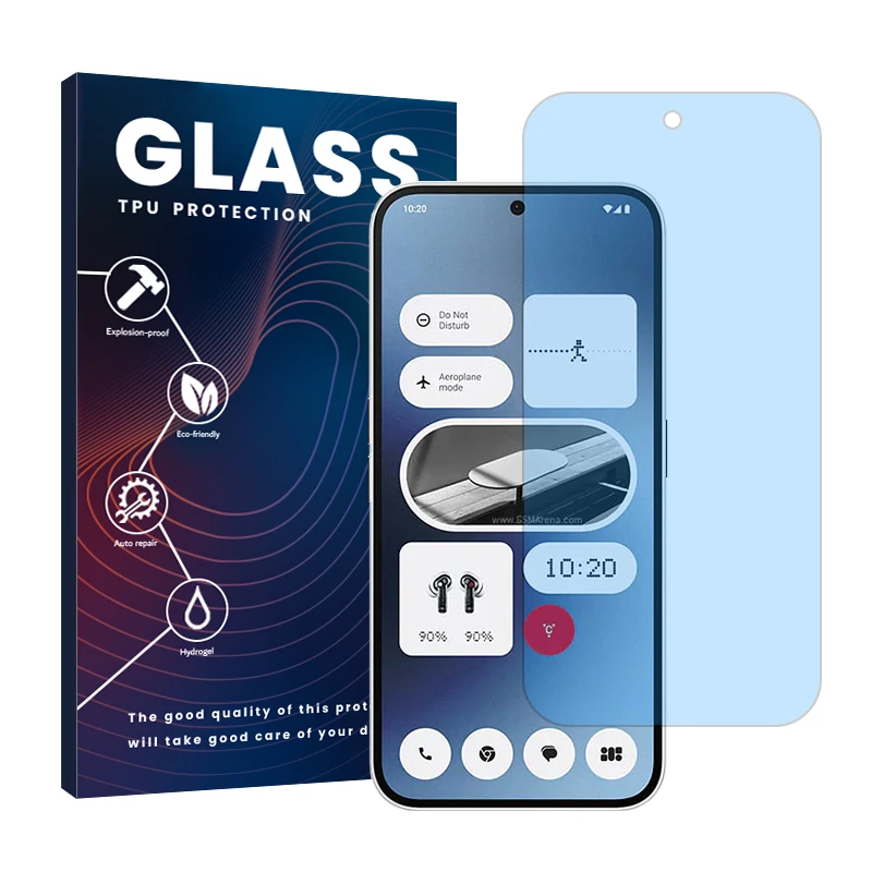 محافظ صفحه نمایش ضد اشعه آبی گلس مدل Resistant مناسب برای گوشی موبایل ناتینگ فون 2a