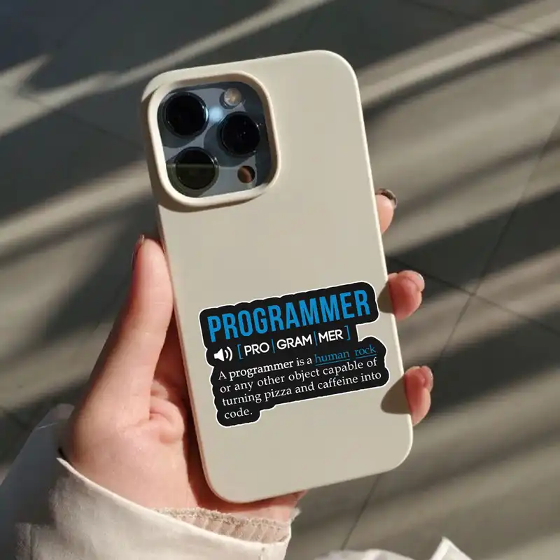 استیکر تزئینی موبایل و تبلت لولو مدل معنی برنامه نویس کد 272