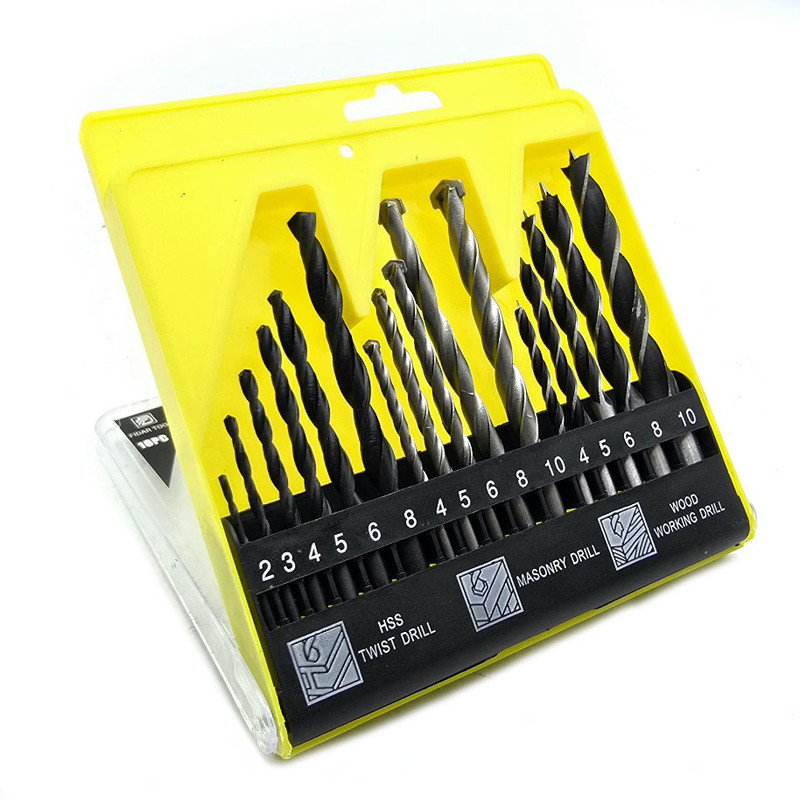 مته دریل شارژی و برقی فیدار مدل HSS-16PCS مجموعه 16 عددی