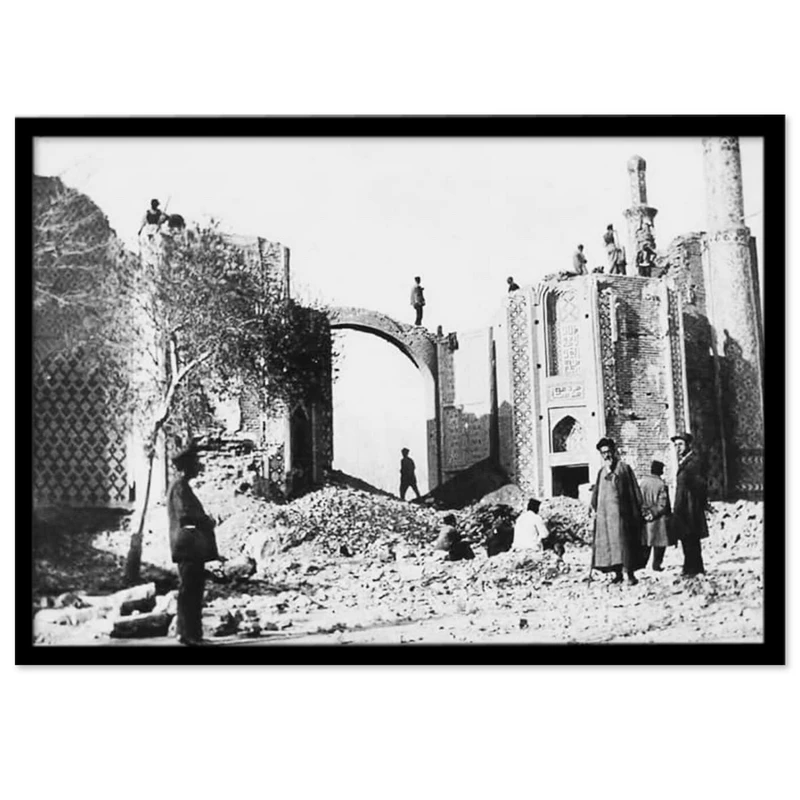 تابلو بکلیت طرح تاریخی تهران قدیم مدل B-14454