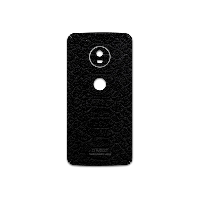 برچسب پوششی ماهوت مدل Black-Snake-Leather مناسب برای گوشی موبایل موتورولا Moto G5