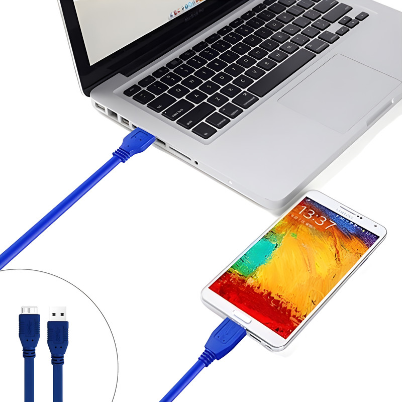 کابل هارد USB 3.0 کینگ هود وایر مدل BBK طول 0.5 متر