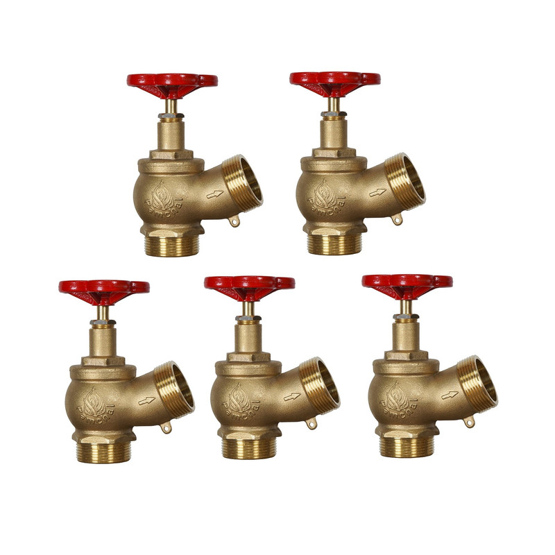 شیر آتش نشانی پامچال مدل 45 درجه بسته 5 عددی شیر آتش نشانی پامچال مدل 45 درجه بسته 5 عددی