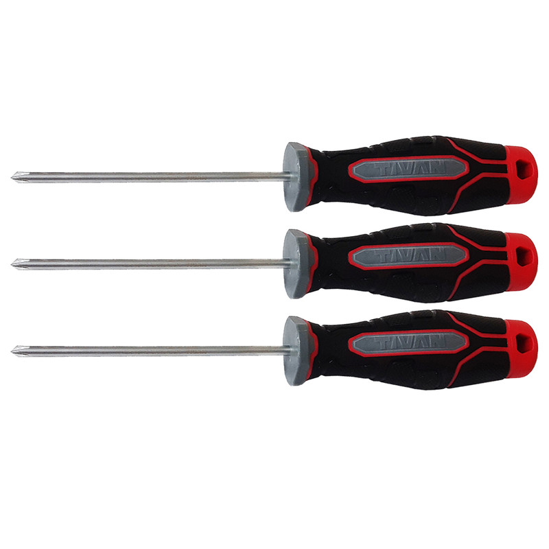 پیچ گوشتی چهارسو مدل HT -0041 مجموعه 3 عددی