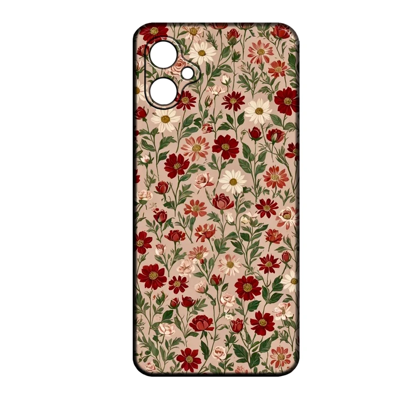 کاور طرح گل کد 324 مناسب برای گوشی موبایل سامسونگ Galaxy A06