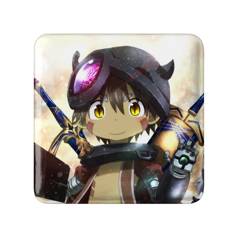 مگنت خندالو طرح ریگ انیمه ساخته شده در پرتگاه Made in Abyss  مدل مربعی کد 22111