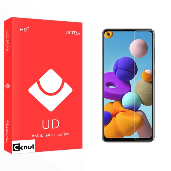 محافظ صفحه نمایش کوکونات مدل UD Glass مناسب برای گوشی موبایل سامسونگ Galaxy A21s