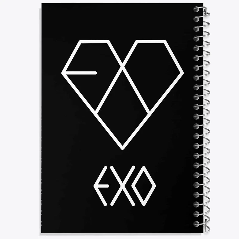 دفتر لیست خرید 50 برگ خندالو طرح گروه اکسو EXO کد 13634