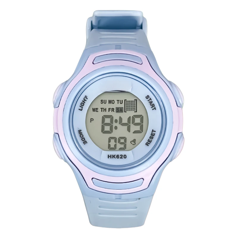 ساعت مچی دیجیتال بچگانه مدل اسپرت تک زمانه بند پیو کرنومتر دار کد H۴