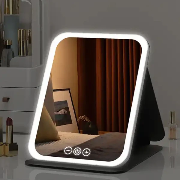 عکس شماره 6 : رینگ لایت آرایشی و آینه مدل 806