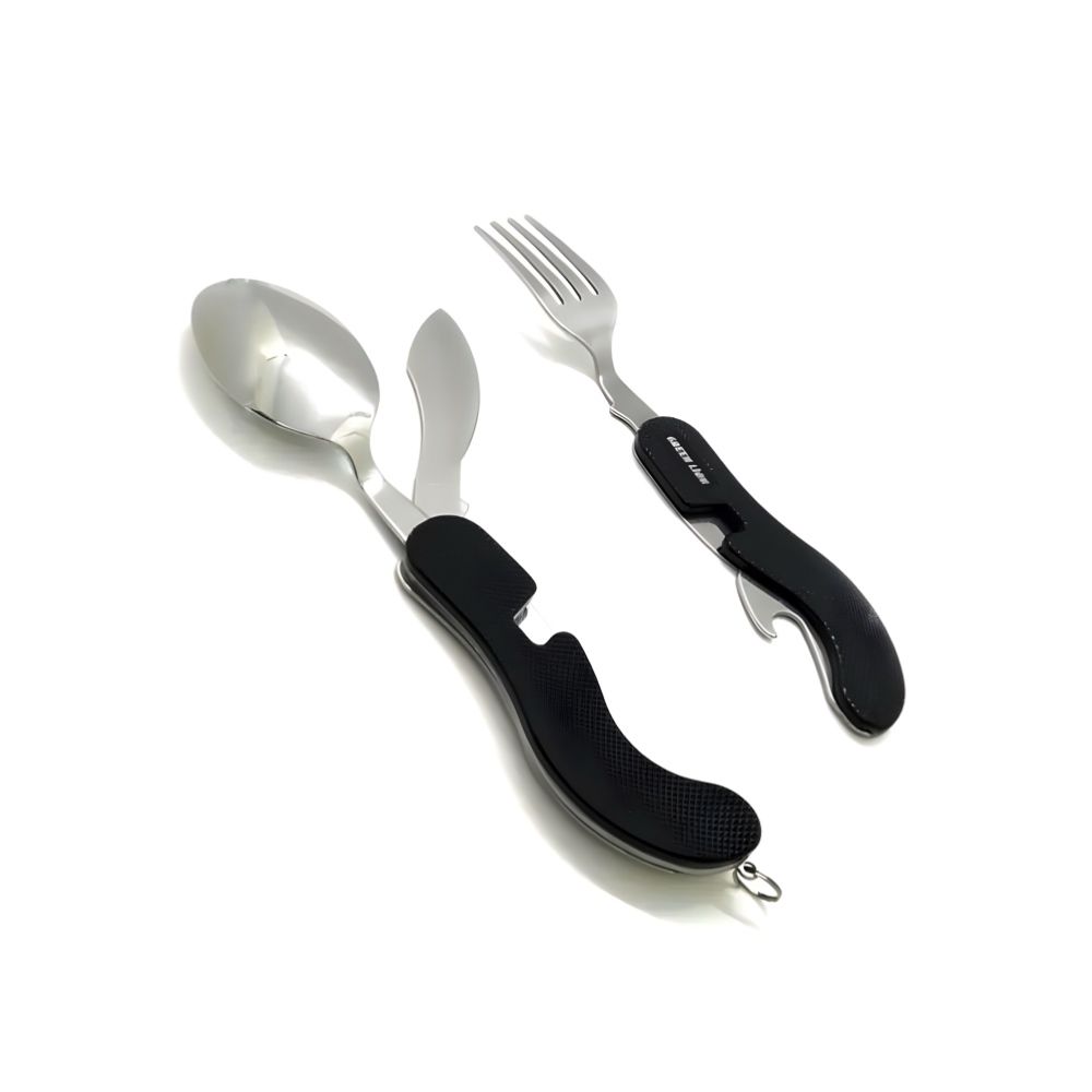 مجموعه قاشق و چنگال سفری گرین لاین مدل Cutlery Set -  - 4