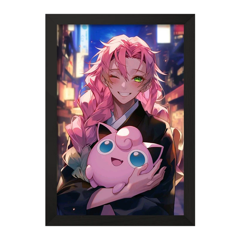 تابلو خندالو مدل انیمه پوکمون (pokemon) کد F9790