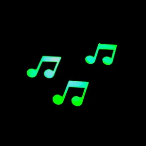 استیکر کلید و پریز مدل شب نما طرح نوت  بسته 3 عددی