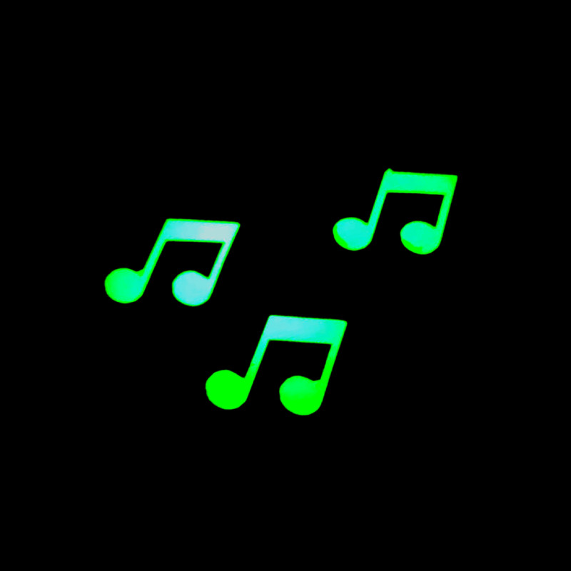 استیکر کلید و پریز مدل شب نما طرح نوت  بسته 3 عددی