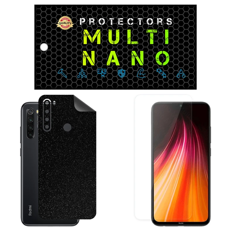 محافظ صفحه نمایش مولتی نانو مدل X-SFG مناسب برای گوشی موبایل شیائومی Redmi Note 8 به همراه برچسب پوششی