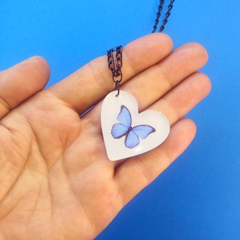 گردنبند دخترانه مدل پروانهBB-01