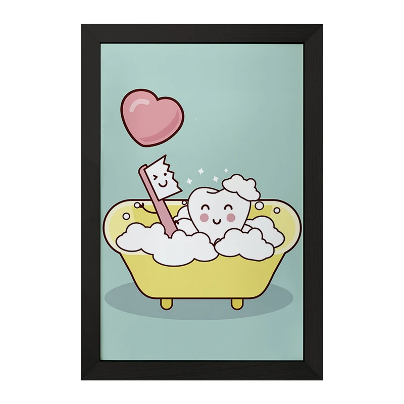 تابلو خندالو مدل دندان و دندان پزشکی کودکانه کد 36782