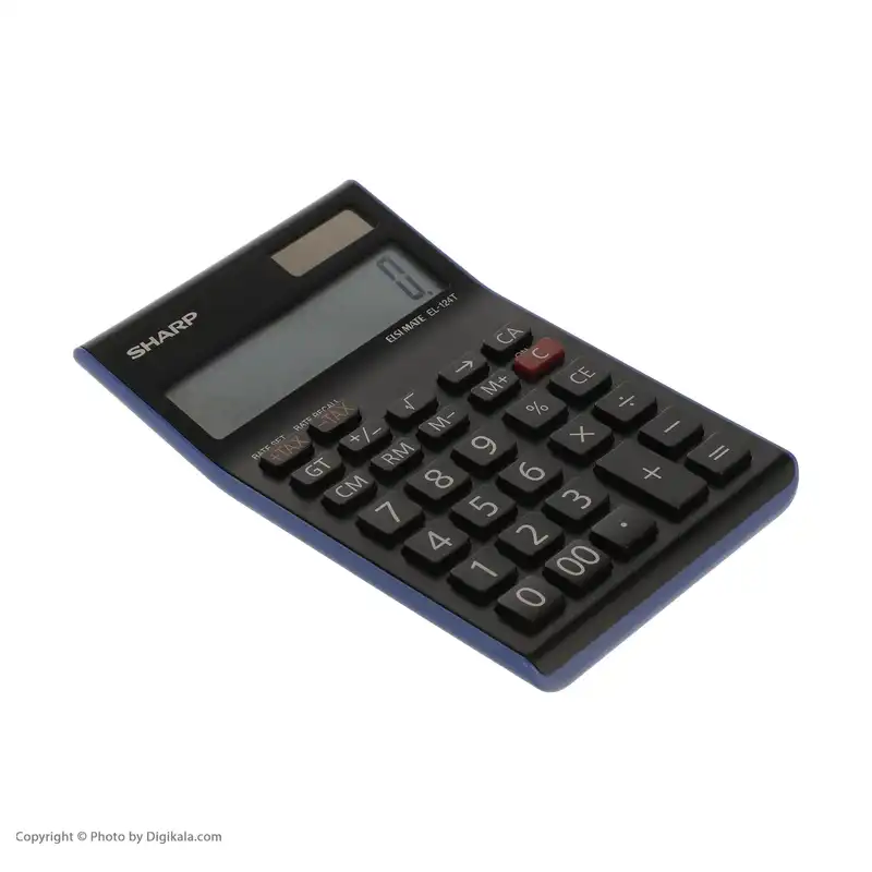 ماشین حساب شارپ مدل EL-124T-BL