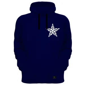 هودی زنانه 27 مدل ستاره کد B08 رنگ سرمه ای 