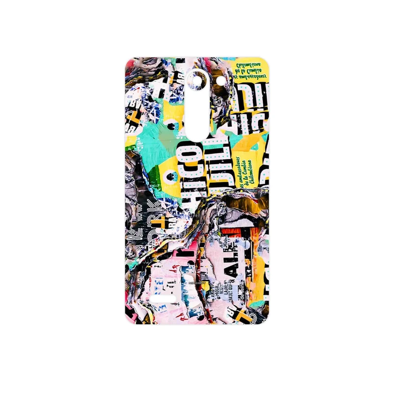 برچسب پوششی ماهوت مدل Collage of Teared Paper مناسب برای گوشی موبایل ال جی L Bello