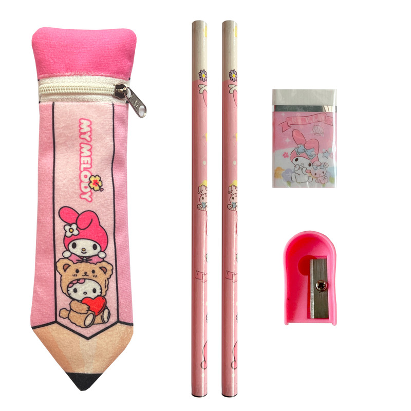 بسته لوازم تحریر مدل ملودی کد 5 مجموعه 5 عددی