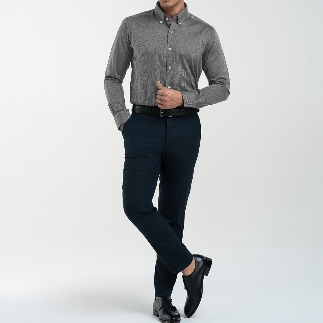 پیراهن آستین بلند مردانه ام کی مدل 1833 - - 2