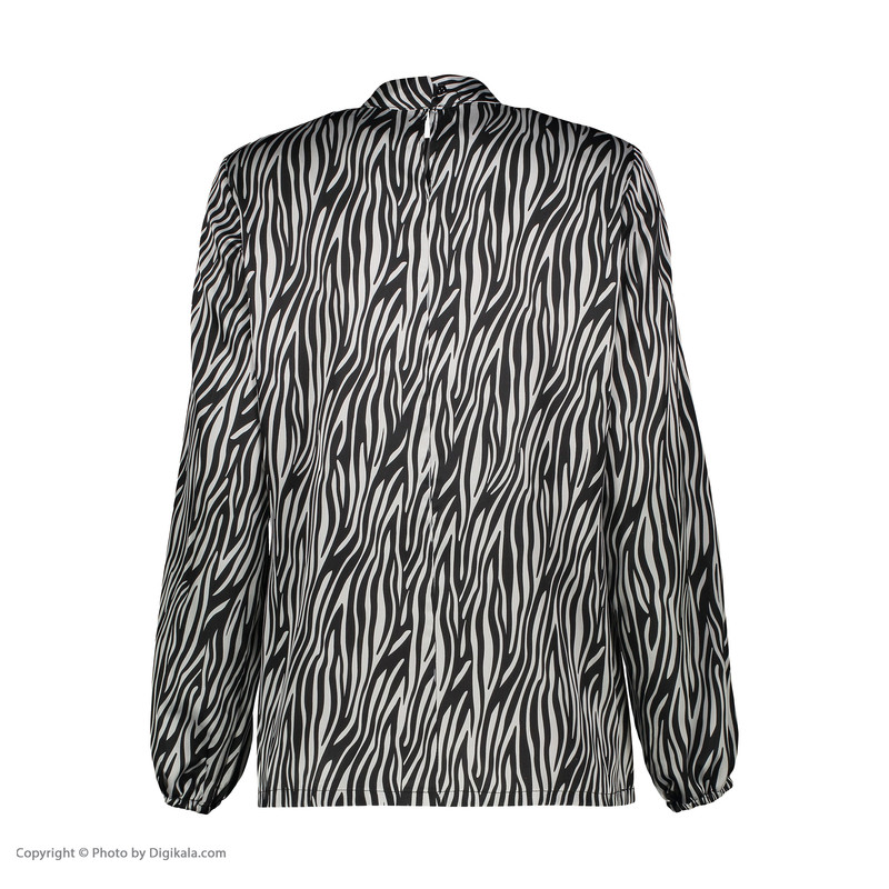 بلوز آستین بلند زنانه مدل زبرا رنگ سفید