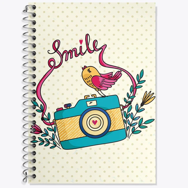 دفتر لغت 50 برگ خندالو مدل دوربین کد 1756