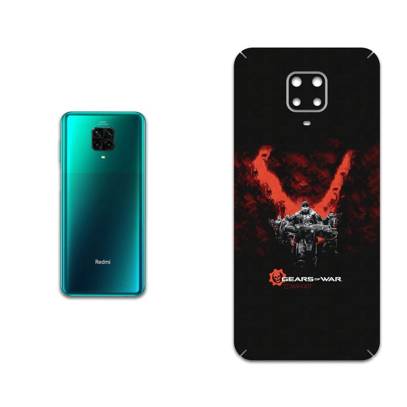 برچسب پوششی ماهوت مدل GEARS-OF-WAR-Game مناسب برای گوشی موبایل شیائومی Redmi Note 9 Pro