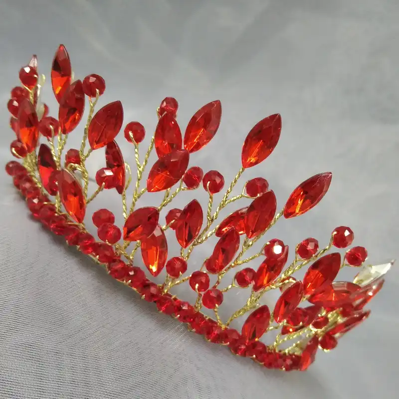 تاج مو زنانه مدل نگین چشمی