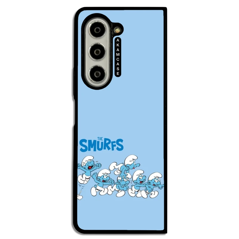 کاور آکام مدل AMC-WSGZFOLD5-SMURFS-27 مناسب برای گوشی موبایل سامسونگ Galaxy Z Fold 5