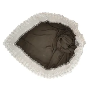 روسری زنانه مدل وال اسلپ حاشیه تور