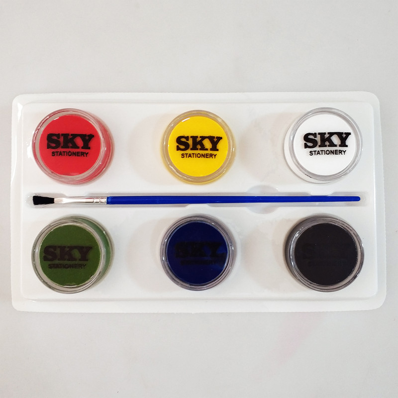 رنگ گریم 6 رنگ اسکای کد S-5606