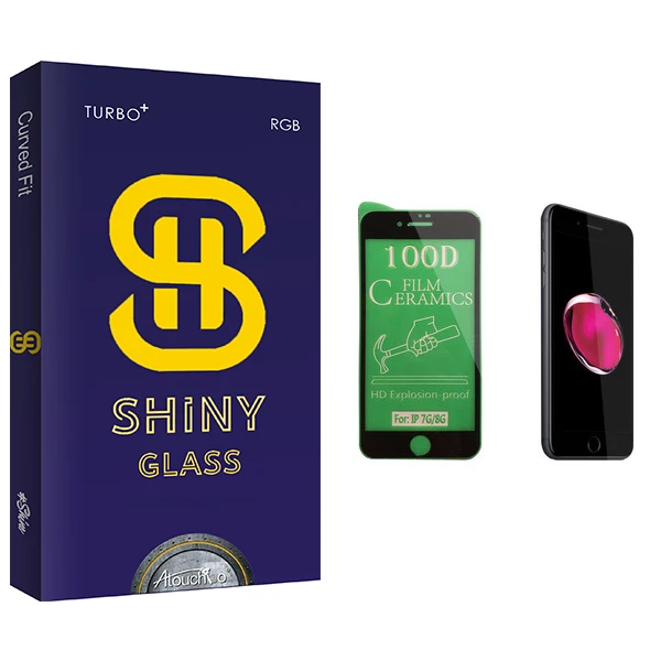 محافظ صفحه نمایش سرامیکی آتوچبو مدل Shiny مناسب برای گوشی موبایل اپل iPhone 8