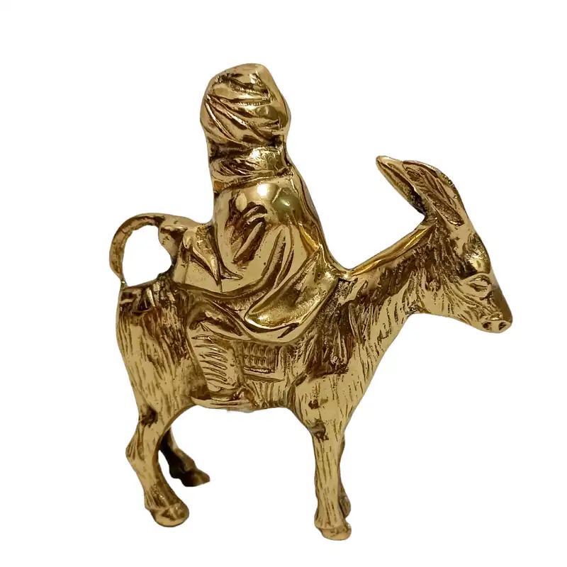 دکوری برنجی مدل الاغ ملانصرالدین کد H-2013