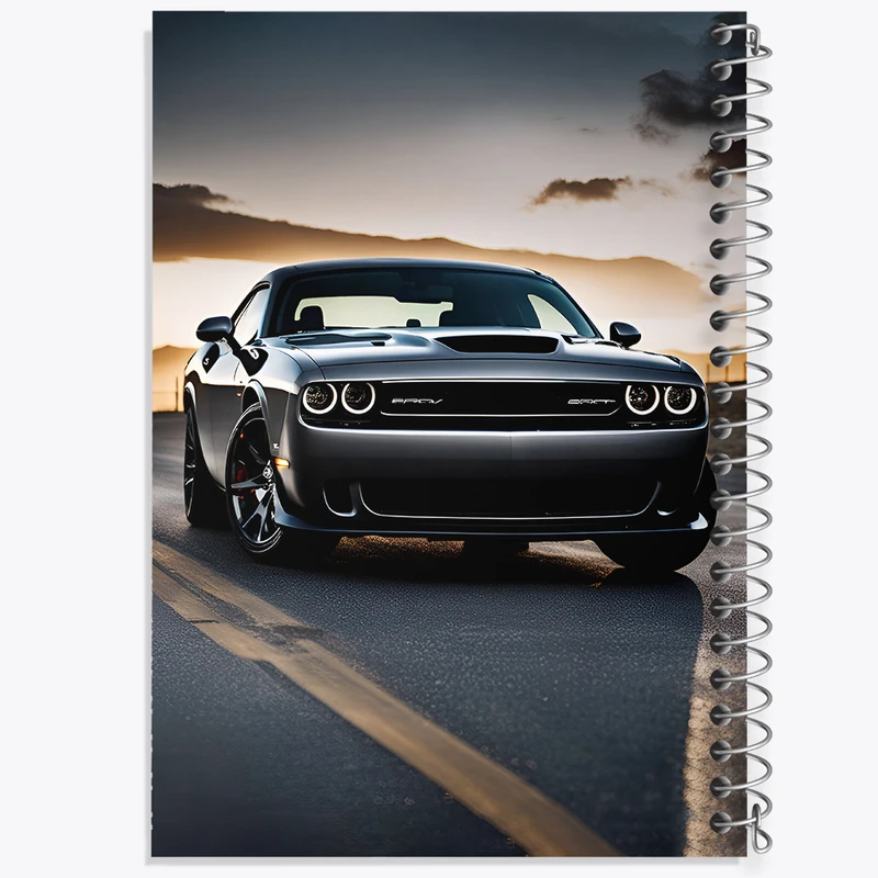 دفتر ژورنال نویسی 50 برگ خندالو مدل نقطه ای طرح ماشین اسپرت کد N3400