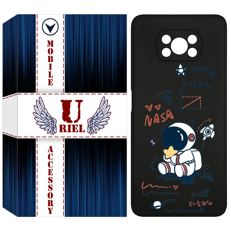 کاور یوریل مدل KSH کد 1 طرح فضانورد مناسب برای گوشی موبایل شیائومی Poco X3 Pro / Poco X3