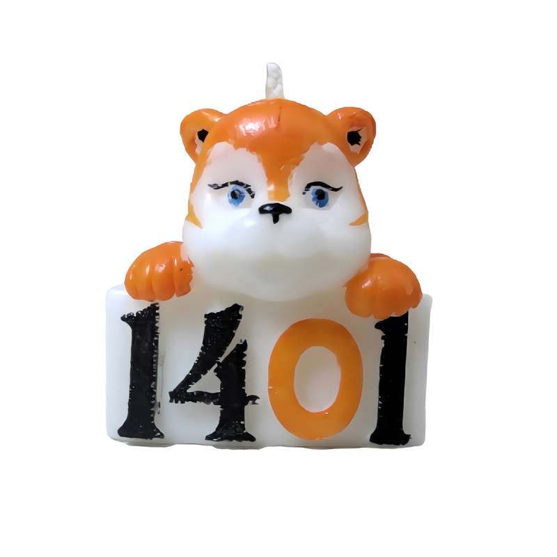 شمع دست ساز مدل ببر 1401